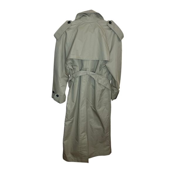 Nwt- Zara BELTED DOUBLE-BREASTED TRENCH COAT-water resistant- Small - Picture 6 of 8